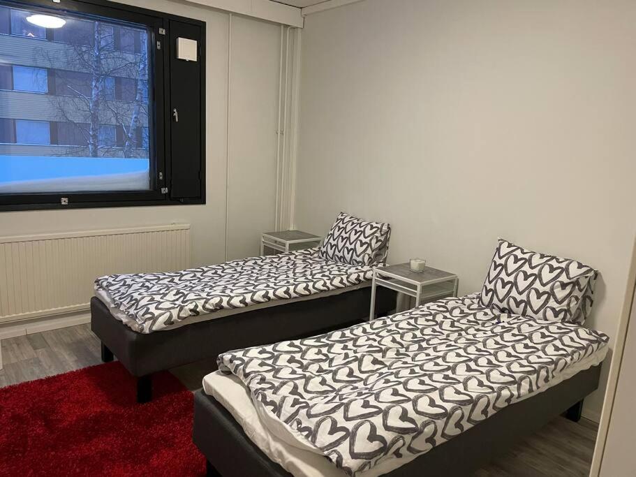 Posezení v ubytování 2BR with sauna in Tornio city