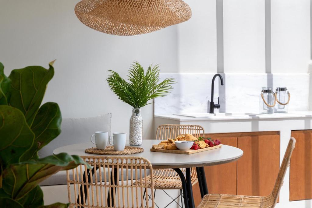 Kuchyň nebo kuchyňský kout v ubytování Mariann Premium Suites
