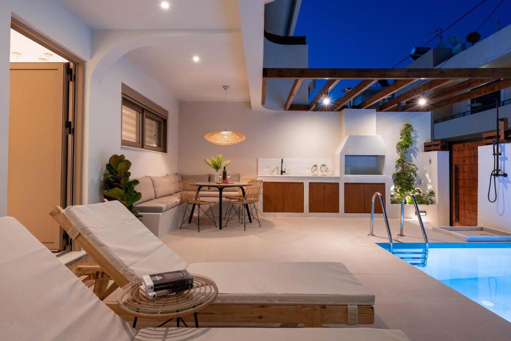 Bazén v ubytování Mariann Premium Suites nebo v jeho okolí