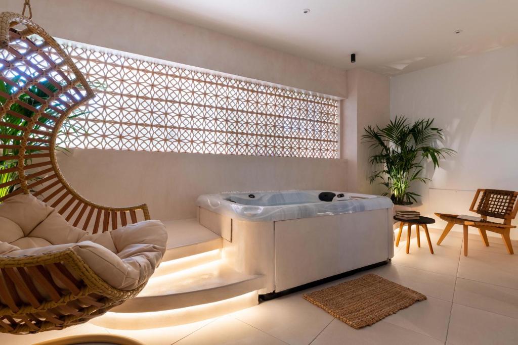 Posezení v ubytování Mariann Premium Suites