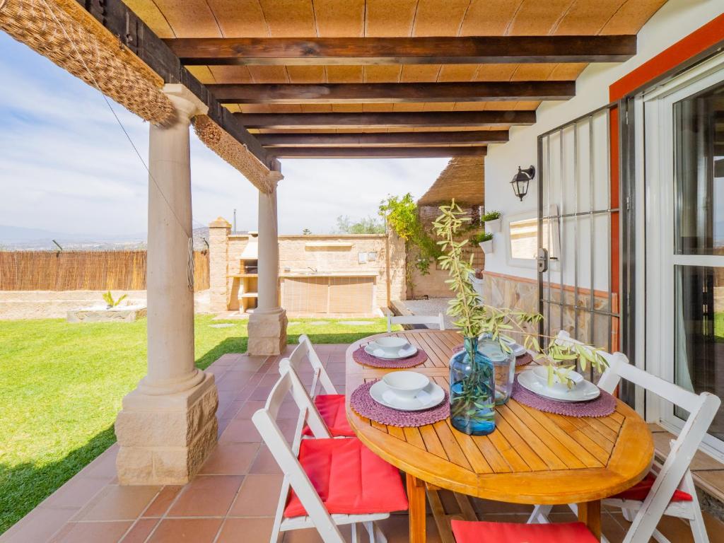 Balkón nebo terasa v ubytování Cubo's Villa La Quinta