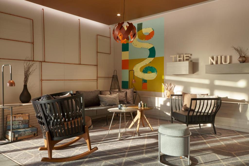 Holiday Inn - the niu, Hub Dusseldorf Messe by IHG - Resim 22