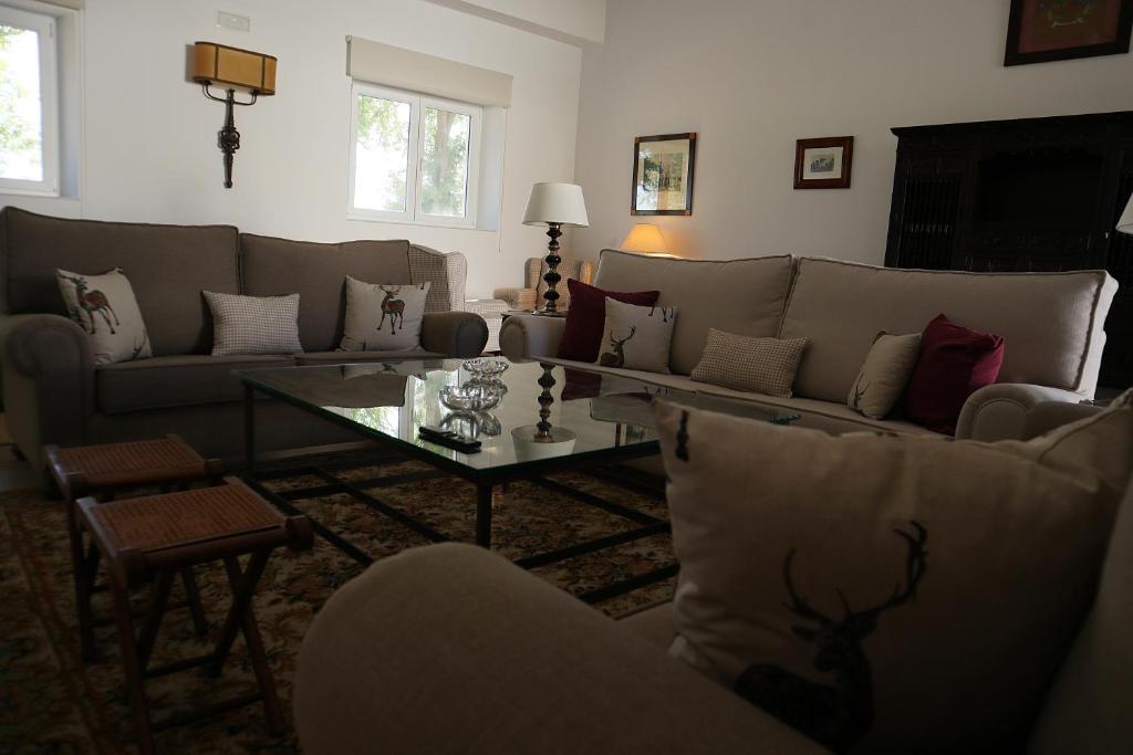 A seating area at Finca La Fuensanta