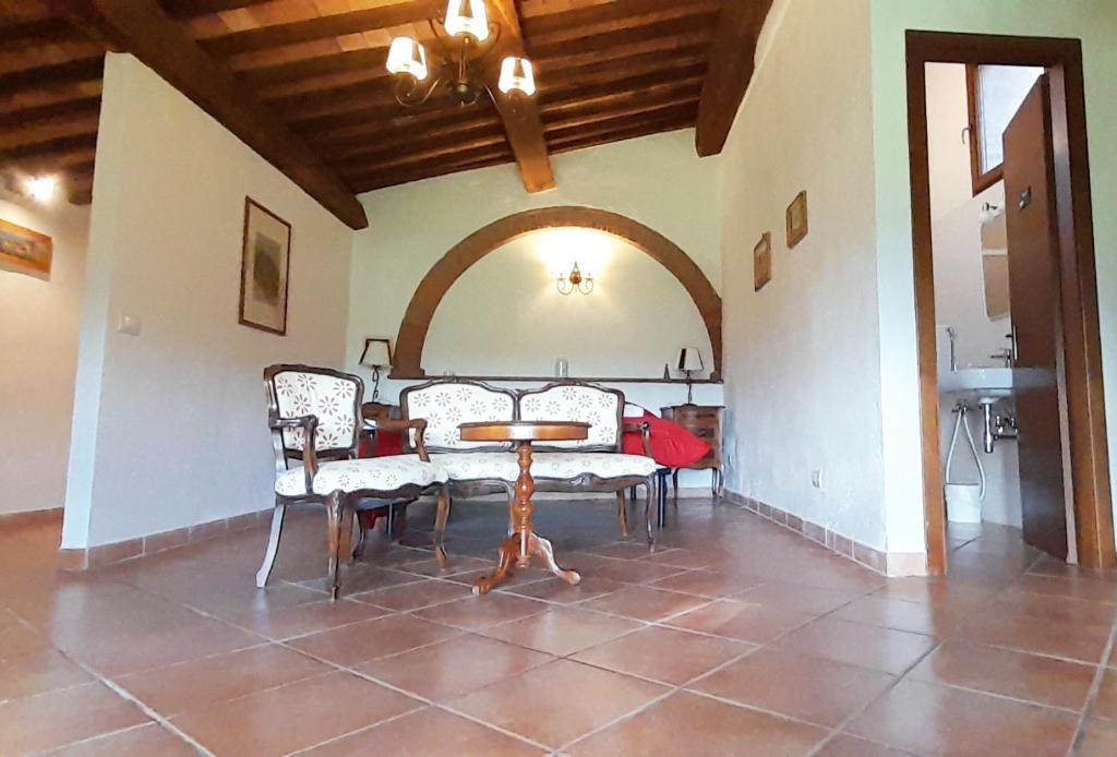 Posezení v ubytování Borgo de' Muracci