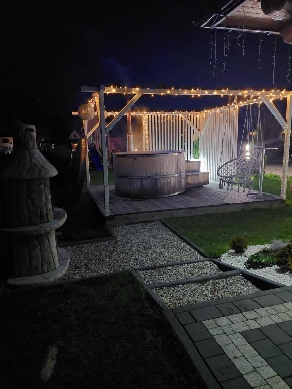 Vonkajšia záhrada v ubytovaní Domek Parzenica z balia