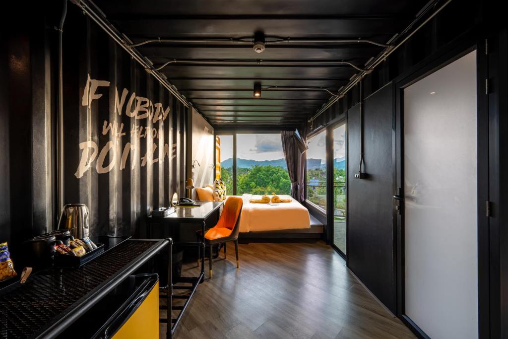 Postel nebo postele na pokoji v ubytování Hivetel