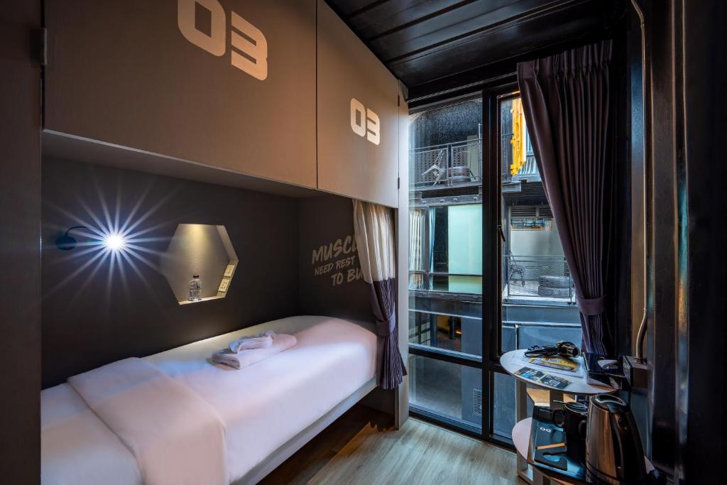 Postel nebo postele na pokoji v ubytování Hivetel