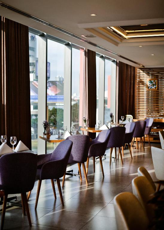 Posezení v ubytování Vanda Hotel