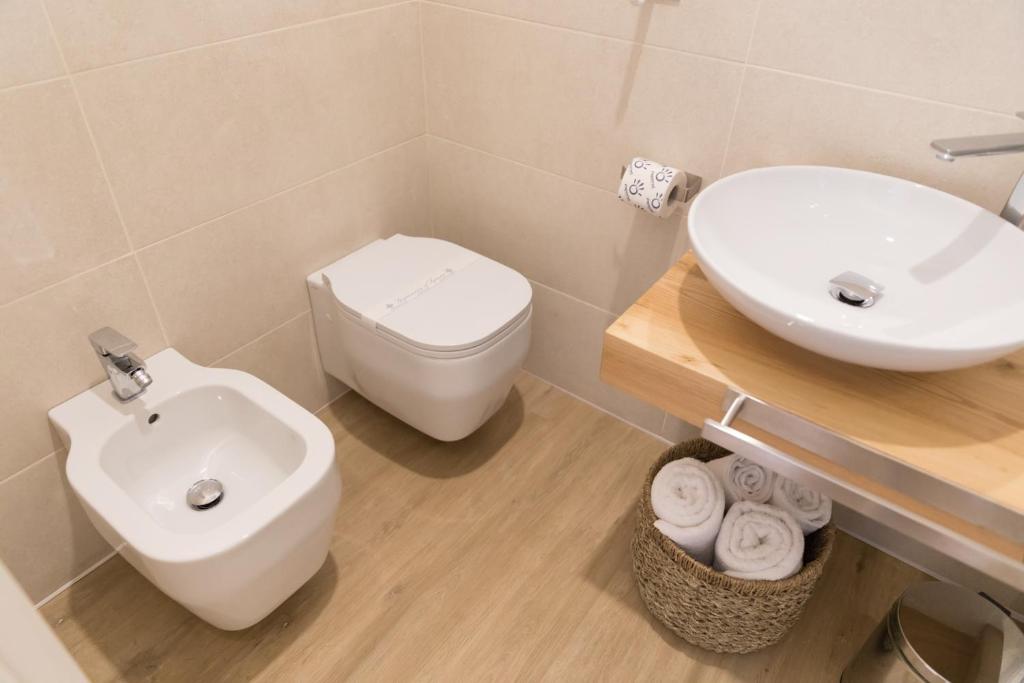 Koupelna v ubytování B&B Dal Maestro