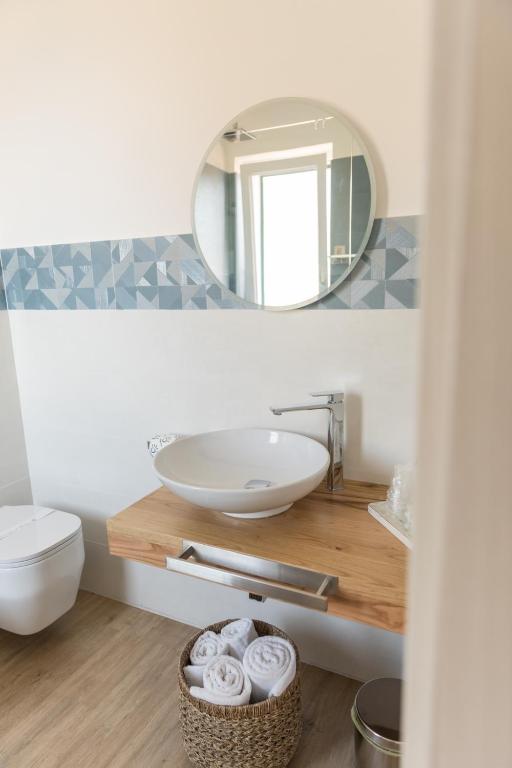 Koupelna v ubytování B&B Dal Maestro