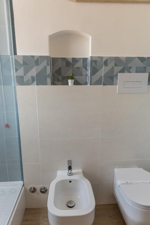 Koupelna v ubytování B&B Dal Maestro