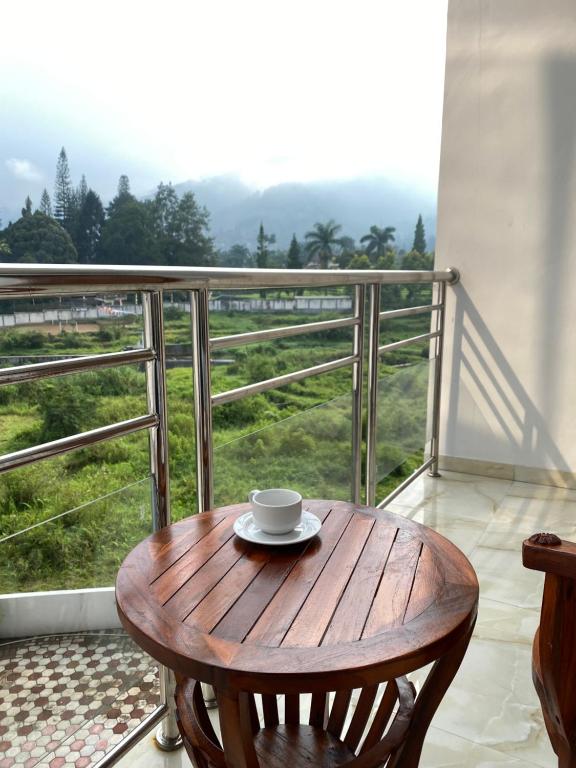 Balkón nebo terasa v ubytování Algara Puncak Hotel