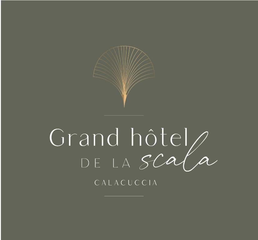 a logo for grand hotel de la sabbia at Grand Hôtel de la Scala in Calacuccia