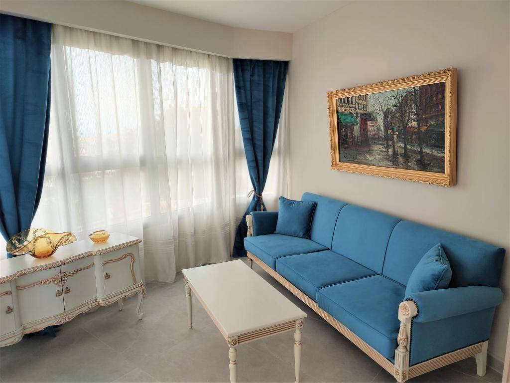 Posezení v ubytování Light Blue Hotel