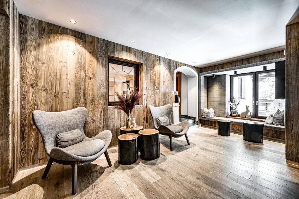 Posezení v ubytování Hotel Alpina Sölden - Adults Only