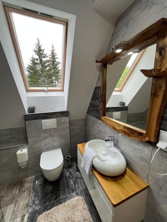 Kúpeľňa v ubytovaní Rustic Inn River