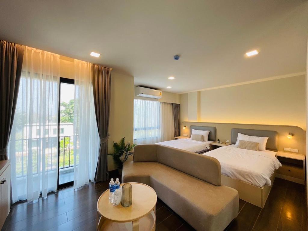 บ้านสุขใจ สามใบเถา - Deluxe Twin Room