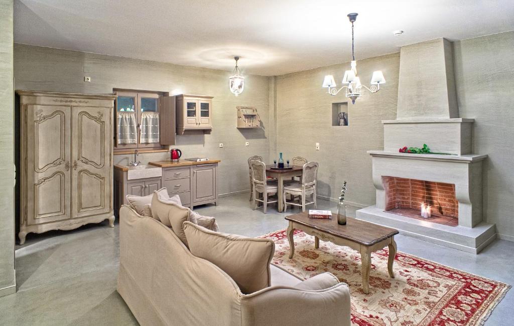 A kitchen or kitchenette at Haones Suites