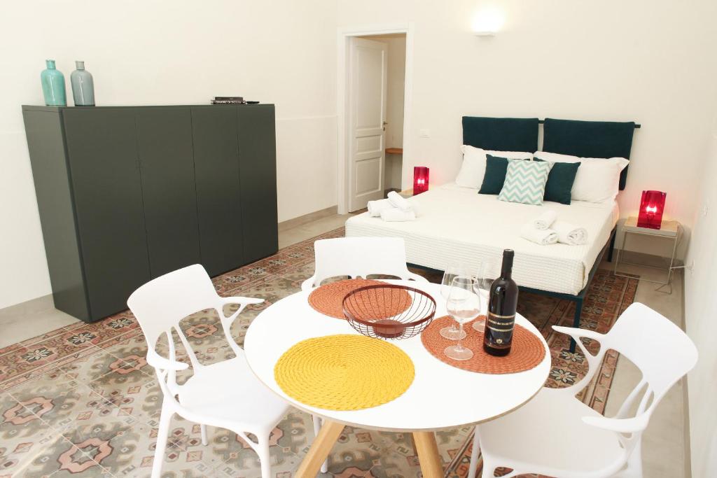 Posezení v ubytování VersoMare room & suite
