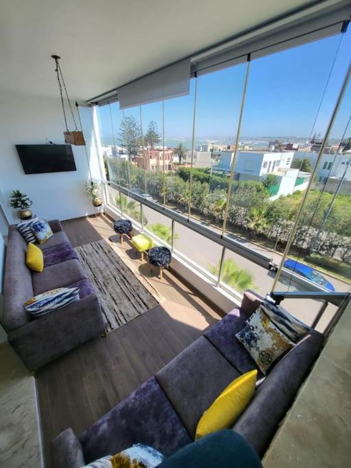 Posezení v ubytování Appart 100 m2 haut standing en bord de mer