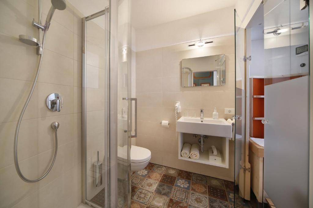 Kúpeľňa v ubytovaní Parkhotel Tirolerhof