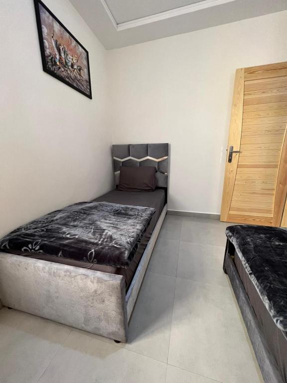 Postel nebo postele na pokoji v ubytování Appartement Irena neuf à 5 min de la plage