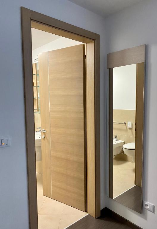 Koupelna v ubytování Hotel Campagnola