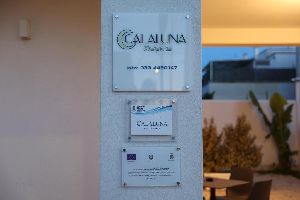 Certifikát, ocenenie alebo iný dokument vystavený v ubytovaní Calaluna Rooms