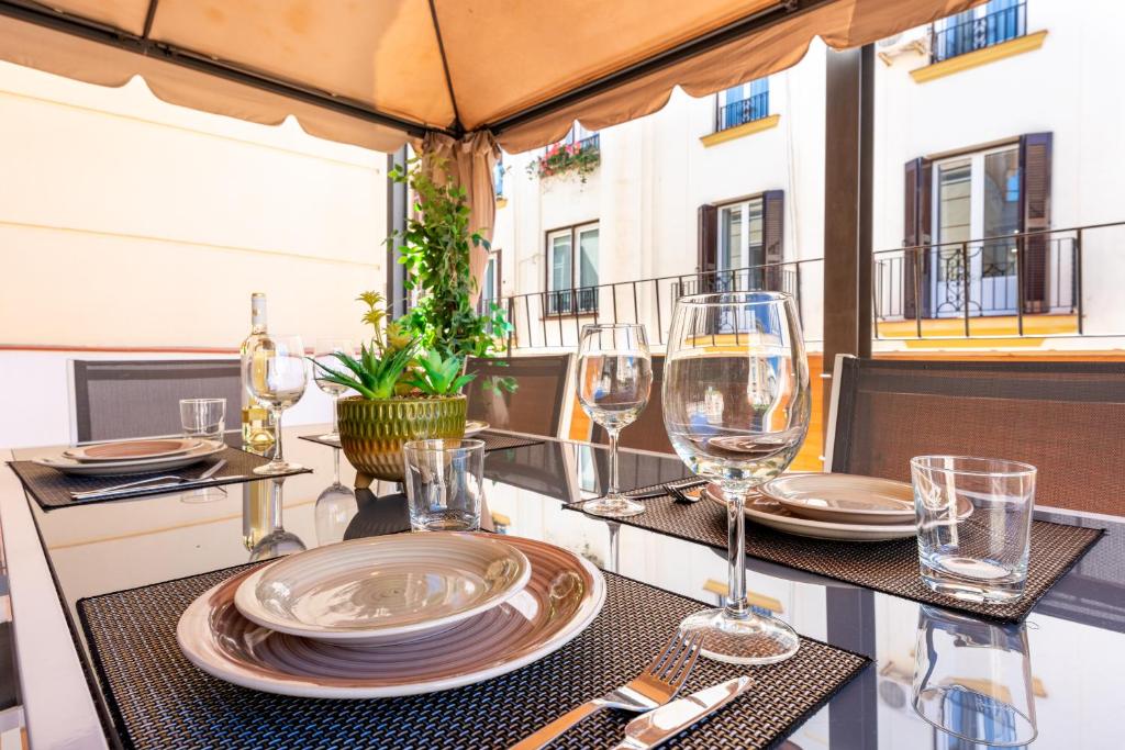 Nápoje v ubytovaní Terraza Larios