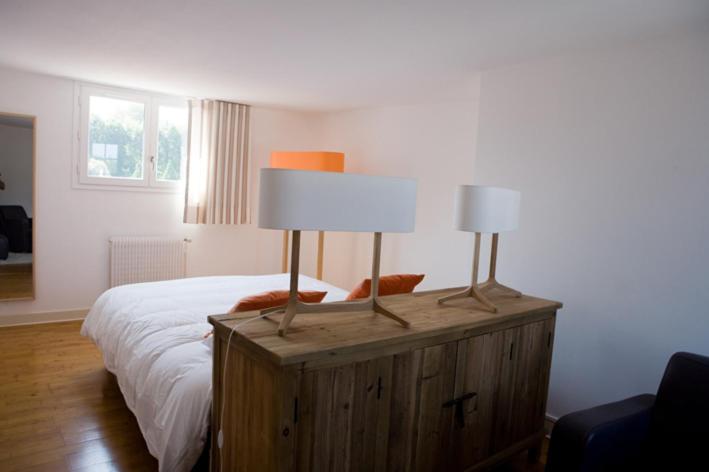 Postel nebo postele na pokoji v ubytování Hotel Residence Alaïa