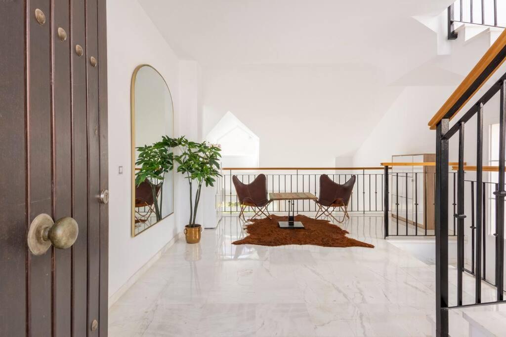 Posezení v ubytování Luxury Casa Mijas with sea view