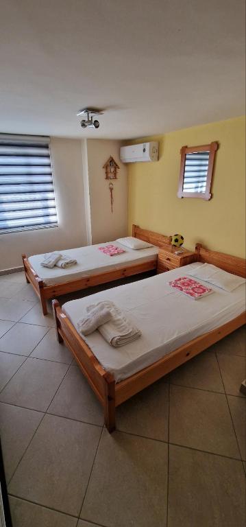 Postel nebo postele na pokoji v ubytování Sea View