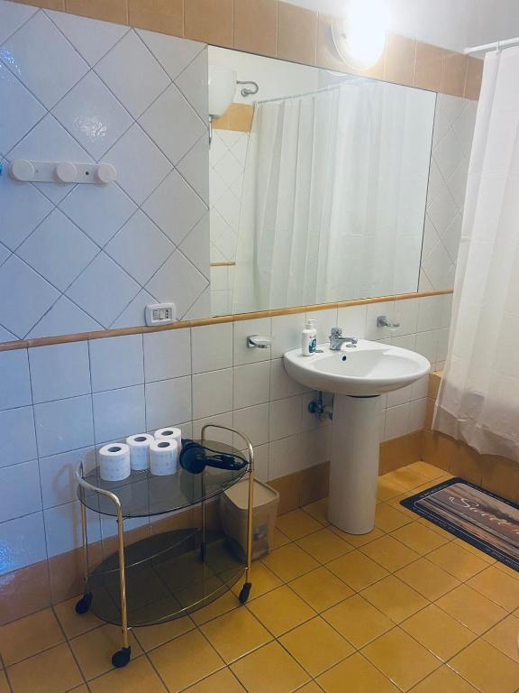 Kúpeľňa v ubytovaní Nel cuore Di Napoli