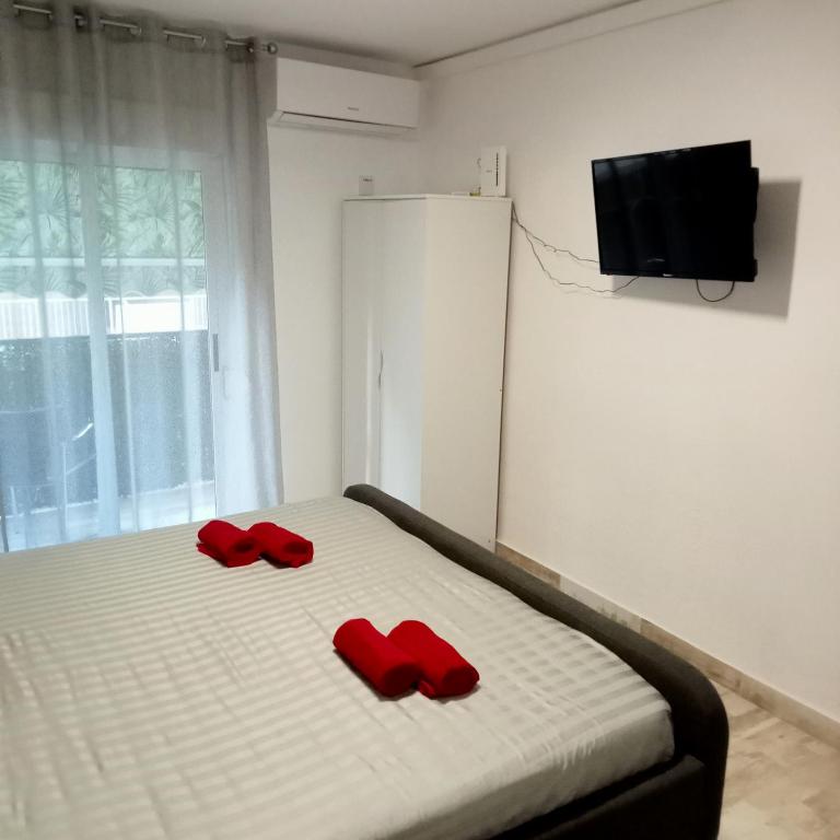 TV a/nebo společenská místnost v ubytování Sweet dreams