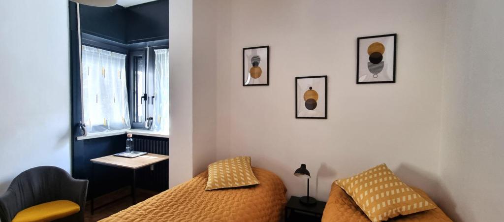 Posezení v ubytování Guesthouse Tree Rooms Industrial