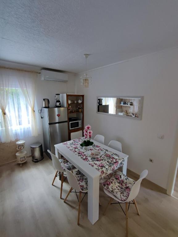 Kuchyň nebo kuchyňský kout v ubytování Apartment Barba View