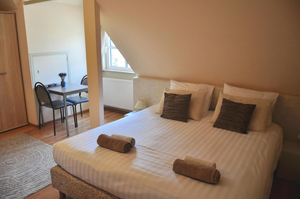 Postel nebo postele na pokoji v ubytování B&B Latemberg