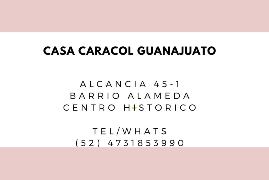 Casa Caracol Guanajuato في غواناخواتو: خطا بيض بدون serif بالاسياب والارقام