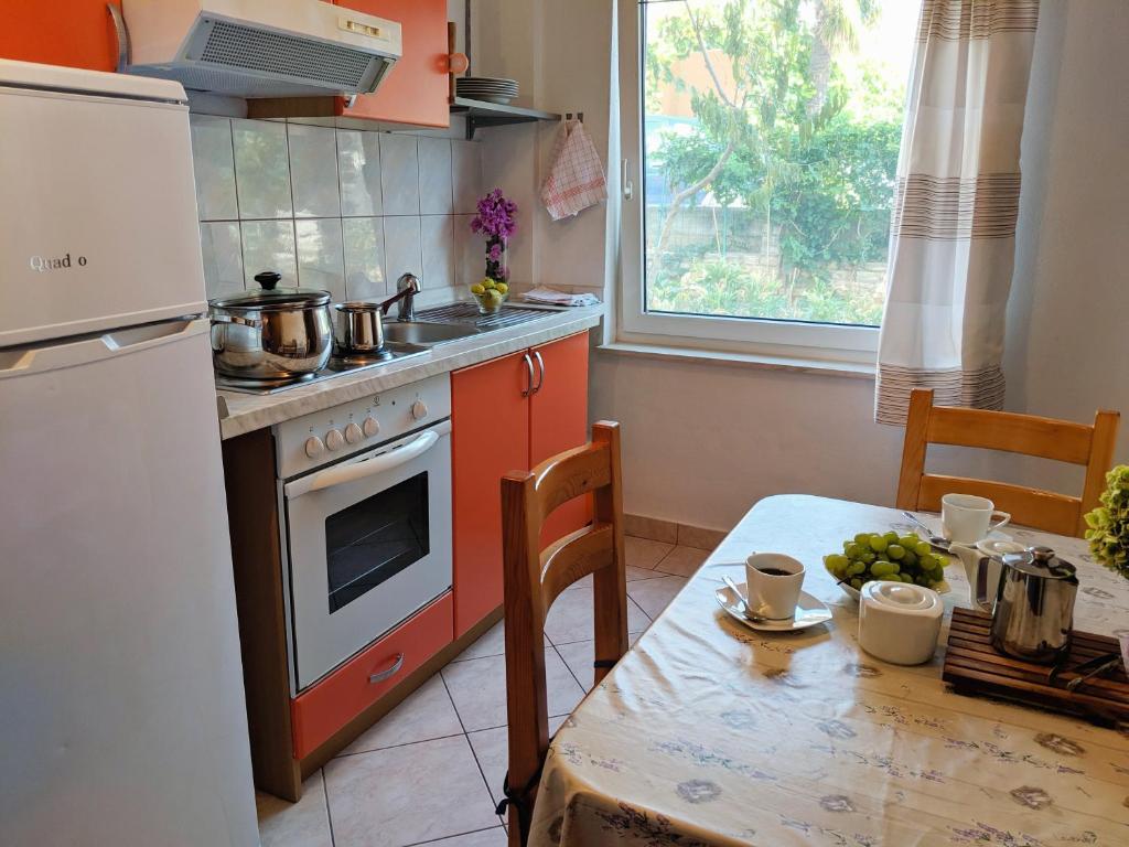 Kuchyň nebo kuchyňský kout v ubytování Apartments with parking spaces Vodice - 18428