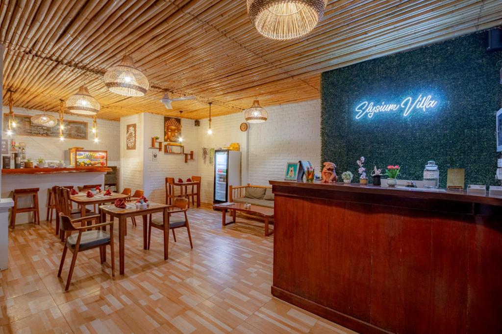 Restaurace v ubytování Elysium Bingin
