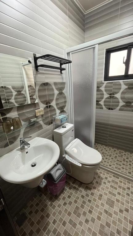 Koupelna v ubytování Sharkat Homestay