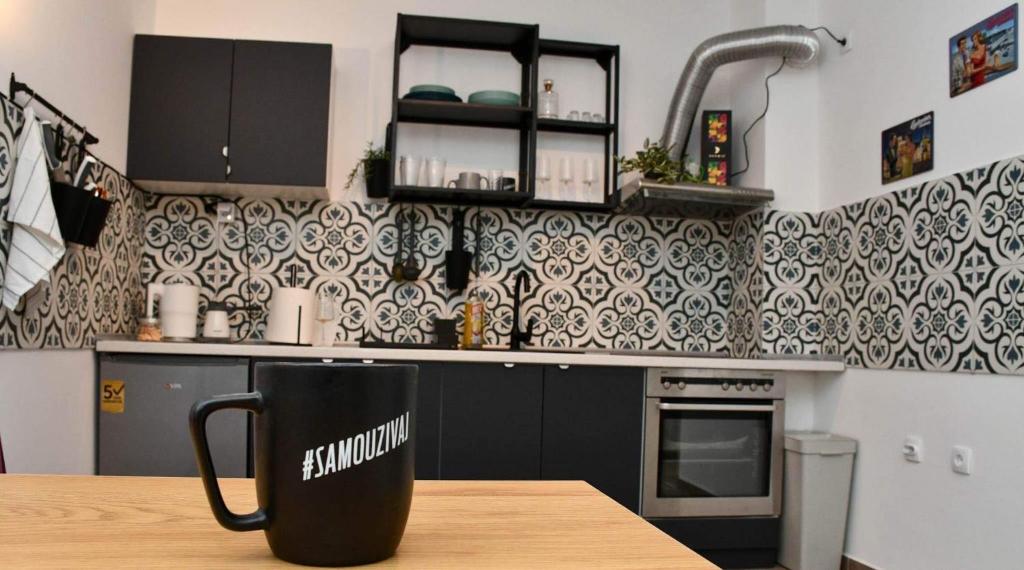 Cucina o angolo cottura di Apartman Harmony