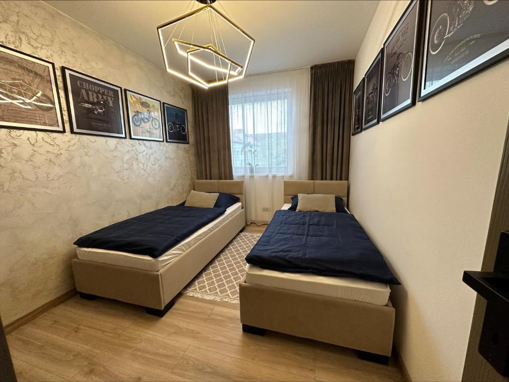 Postel nebo postele na pokoji v ubytování Apartmán Maťko