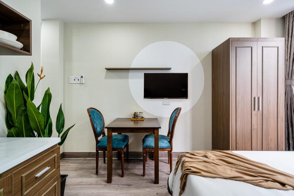TV a/nebo společenská místnost v ubytování Jan Hostel Central Point