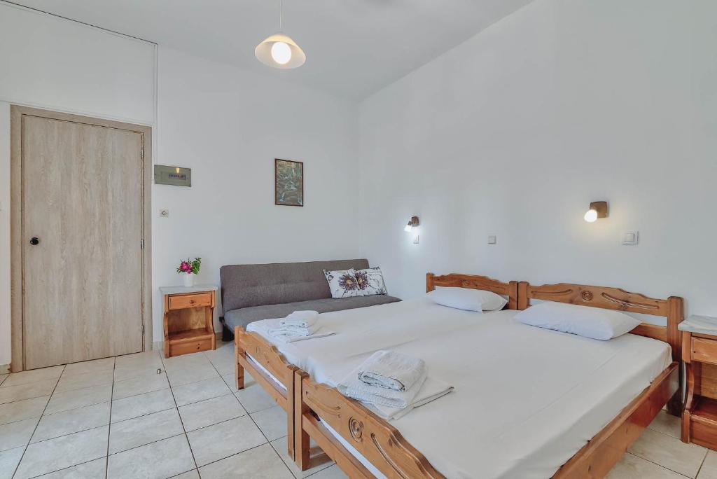Cama o camas de una habitación en Pavlos Place
