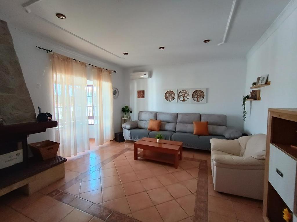 A seating area at Chalet Santi Playa de la Barrosa