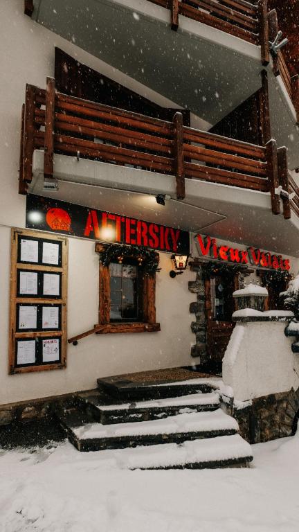 Budova, kde se aparthotel nachází
