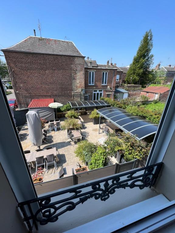 Balkón nebo terasa v ubytování Hôtel de Guise SARL