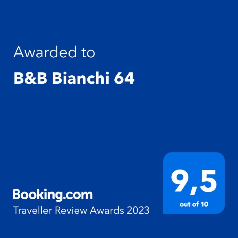 Certifikát, hodnocení, plakát nebo jiný dokument vystavený v ubytování B&B Bianchi 64