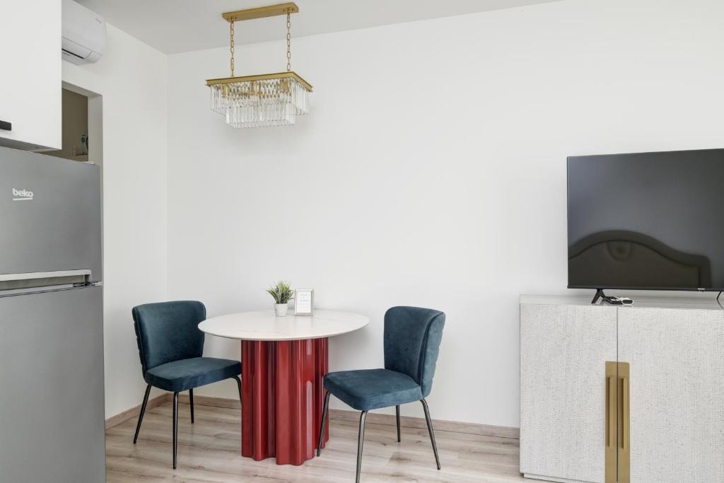Vision Apartments Budapestにあるテレビまたはエンターテインメントセンター